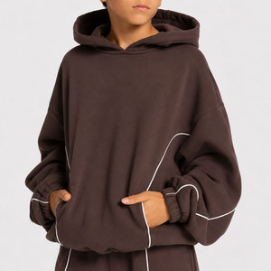 Conjunto Deportivo Personalizado para Niños, Sudadera con Capucha de Primera Calidad, 100% Algodón, Traje Deportivo para Niños - Product Image 5