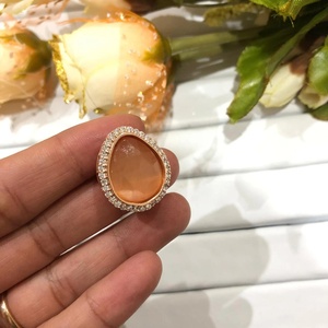 Pendientes de Aro de Latón Vintage a Precio de Fábrica, Chapados en Oro Rosa de 14K, Joyería Celestial Elegante para Fiesta, Regalo para Mujer - Product Image 3