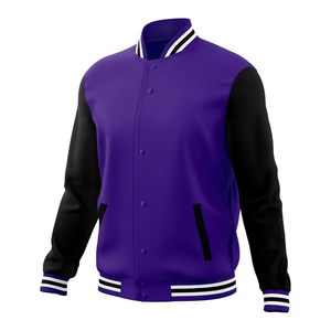 Trendy Custom Winter Varsity <b>Jacket</b> with Bold Premium Wool Leather Design Windproof & <b>Reversible</b> for Stylish Streetwear <b>Men</b> - Product Image 6