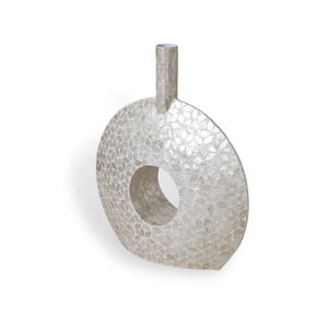 Venta al por mayor vietnamita diseño moderno madre perla jarrones decorativos Decoración de mesa inusual para encimeras o mesas escandinavas - Product Image 4