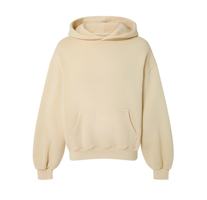 Sweat à capuche surdimensionné personnalisé, sweat à capuche lourd 400 g/m², sweat à capuche avec impression en relief pour les labels de streetwear américains - Product Image 3