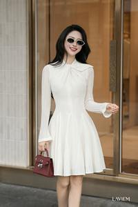 Angel White Lace <b>Dress</b> | <b>Romantic</b> and Feminine Style | Soft and Flowing Design | Elegant <b>Dress</b> for Women - Product Image 4