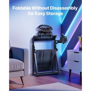 Supporto Regolabile e Pieghevole per Volante da Corsa, Compatibile con Logitech G923 G920 G29 G27 Thrustmaster T300RS TX F458, Accessori per Giochi - Product Image 3