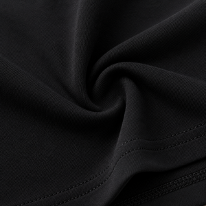 Camiseta de Cuello Redondo de Algodón Ajustada Negra para Mujer Warpro con Logotipo, Informal, de Manga Corta, Tejido Jersey Transpirable, para Todas las Temporadas - Product Image 6