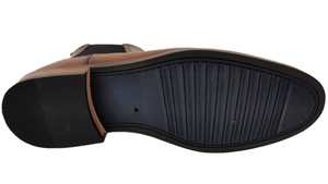 Botas Chelsea Dlords Grant Marrón de Cuero Genuino con Punta Cómoda, Elástico Lateral, Sin Cordones, Altura al Tobillo, Suela de TPR, Para Todas las Estaciones - Product Image 4