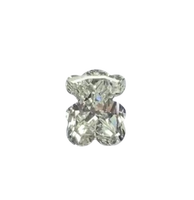 Diamant synthétique cultivé en laboratoire HPHT CVD, certifié IGI, 2 carats, qualité D VVS, taille Teddy, pour cadeau, vente en gros