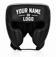 HOMIZON ENTERPRISES OEM ODM Protège-tête de boxe personnalisé en cuir de vachette véritable EVA PU, réglable, pour la lutte HE-HG-01
