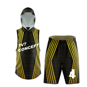 OEM High Quality Mens Uniform Manufacturer 7v7 Uniforms Sports and Team Wear Custom 7V7 Flag American Football Uniform Sets - Product Image 5