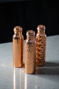 Premium Hammered <b>Copper</b> <b>Water</b> <b>Bottle</b> - Product Image 3