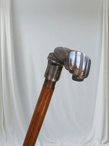 Bastón de Latón Antiguo con Mango de Punzón – Hecho a Mano, Estilo Náutico Vintage, Regalo Coleccionable para Caballeros - Product Image 3