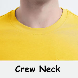 Men's Regular Fit O-Neck Short Sleeve Knitted Cotton Silk Screen Printed Front <b>Pocket</b> <b>T</b>-<b>Shirt</b> with Custom Logo Quick Dry Casual - Product Image 6