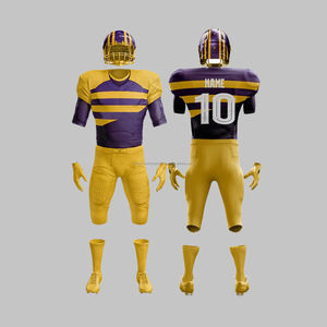 Diseño personalizado sublimado al por mayor de fútbol americano uniforme de fútbol personalizado Jersey ropa deportiva uniformes de fútbol - Product Image 6