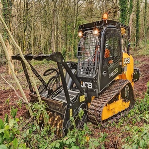 John Deeree Heavy Duty Skid Steer Loader Mulcher Diesel Engine PLC Motor <b>Hydraulic</b> Pump High Efficiency Forestry Brush <b>Cutter</b> - Product Image 1
