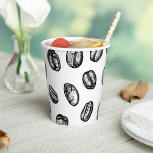 <b>Single</b> Wall 6oz - 12oz Paper Cup Disposable with Custom Logo in Bulk from India for High Volume Beverage Serving Joints - Product Image 5