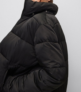 100% Polyester Lining Hooded Loose Fit Warm Coat OEM Women's New Style Winter Waterproof Zip-Up Cotton Filled Puffer <b>jacket</b> - Product Image 4