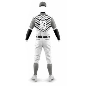 Uniforme de Béisbol Sublimado Personalizado de Alta Calidad, con Cuello en V, Transpirable, de Secado Rápido, 100% Poliéster Elástico, para Deportes de Tendencia - Product Image 4