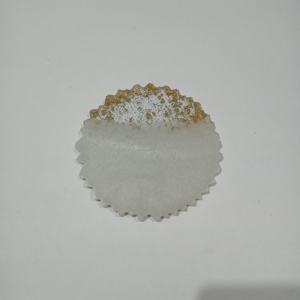 Multicolor White <b>Silver</b> Resin <b>Coasters</b> European Design 4 Inch Most Trending Classic Style Housewarming Mat Pads Gifts for Home - Product Image 5