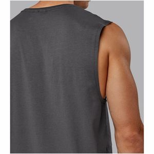 Débardeur Homme Col V Surdimensionné Dernière Tendance, Sans Manches, Séchage Rapide, Respirant, Polyester/Coton, Service OEM, Prix Bas - Product Image 3