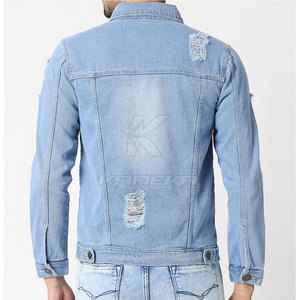 Chaqueta de Mezclilla Casual y Cómoda para Hombre, Invierno, con Logotipo Frontal, Ecológica, Transpirable, 100% Algodón, Calidad Premium - Product Image 5