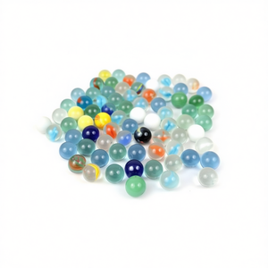 Cuentas de Vidrio de Colores Mezclados Yommy de 16 mm, Accesorio Decorativo para Acuarios - Product Image 2