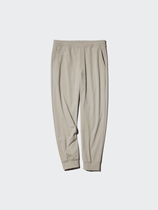 Pantalon de jogging léger en denim non tissé pour homme, taille élastique, décontracté, respirant, séchage rapide, couleur unie, style hiver, avec côtés contrastants - Product Image 2