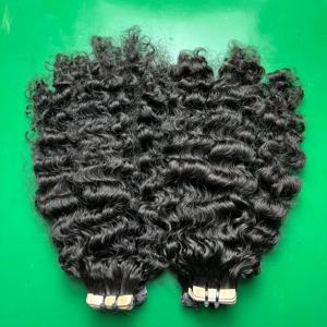 CDYHAIRVN Extensiones de Cabello Humano Rizado Birmano 100% Virgen, Extensiones de Cabello Rizado Birmano para Mujeres Negras - Product Image 4