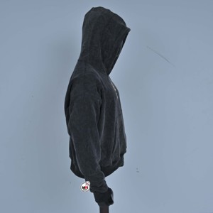 Sudaderas con Capucha para Hombre, al por Mayor, Transpirables, a la Moda, sin Estampado, Estilo Urbano, Oversize, de Felpa Francesa, con Bolsillo Frontal con Logotipo - Product Image 5