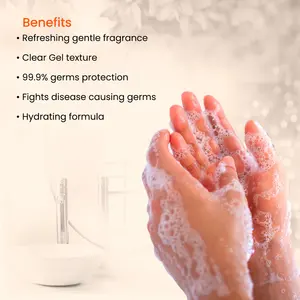 Savon liquide antibactérien hydratant pour les mains, doux et respectueux de la peau, pour l'hygiène quotidienne, OEM, marque privée, vente en gros - Product Image 3