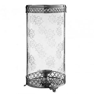 Bougeoir de forme moderne et élégante en aluminium pour la décoration de mariage à la maison avec logo personnalisé pour la fête de Noël - Product Image 3