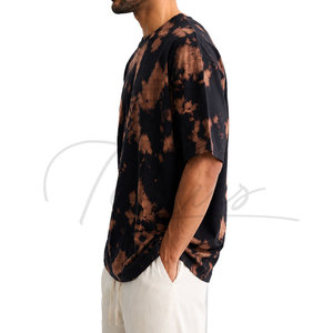 เสื้อยืดเจอร์ซีย์ลายมัดย้อมสั่งทำยอดนิยมขายดีที่สุด ผ้าฝ้าย 100% ระบายอากาศได้ดี แห้งเร็ว ทรงปกติ แขนสั้น สำหรับผู้ชาย - Product Image 6