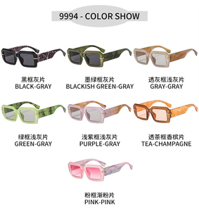 แว่นกันแดดแฟชั่นทรงโอเวอร์ไซส์ กรอบหนา สีสันสดใส แบรนด์หรู ดีไซน์เนอร์ รุ่นเรโทร สำหรับผู้หญิง ปี 2025 รับทำโลโก้ - Product Image 5