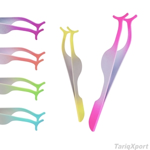 Professional Multi Color Stainless Steel <b>Makeup</b> Eyelash Perming Stick False Eyelash Applicator Beauty <b>Tool</b> Comfortable Handle - Product Image 5