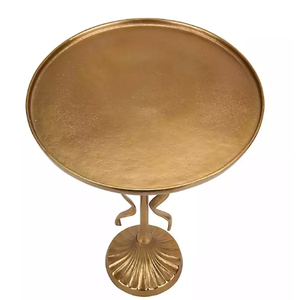 Gold Metal Bow <b>Cocktail</b> <b>Table</b> Modern Design Bowknot Drink <b>Table</b> - Product Image 6