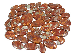 Prix de gros - Pierre précieuse naturelle Noreena Jasper - Cabochon - Fabrication artisanale de bijoux - Product Image 2