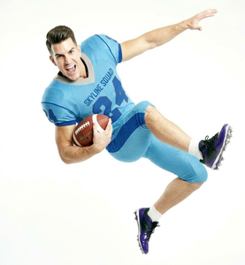 Conjunto de Uniforme de Fútbol Americano de Primera Calidad, Color Azul Cielo, con Pantalones Cortos, de Secado Rápido, al Por Mayor - Product Image 1