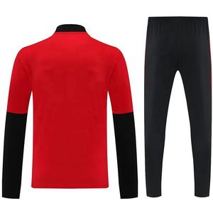 STALWART IMPEX Men's Black Gray Color Block Streetwear 2 1 Tracksuit Full Zip <b>Jacket</b> Matching Pants Casual Sport <b>Winter</b> - Product Image 4