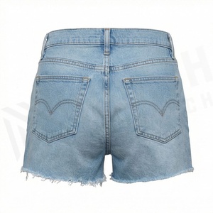 Shorts de Mezclilla de Cintura Alta para Mujer, Pantalones Vaqueros Rotos, Ropa Casual de Calle, Atuendo de Verano, Ropa de Moda Diaria para Exteriores - Product Image 2