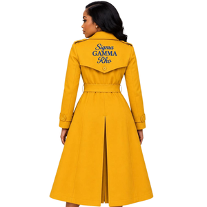 Manteau long pour femme Sigma Gamma Rho, vêtement d'extérieur de sororité grecque, élégant, chaud et décontracté, style streetwear - Product Image 2