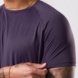 Venta Directa de Fábrica 2026, Ropa Deportiva de Manga Corta, Talla Grande, Ligera, Transpirable, Ecológica, 100% Algodón, para Gimnasio y Entrenamiento - Product Image 6