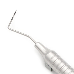 Sonde parodontale double extrémité 23/CP12 en acier inoxydable 3-6-9-12mm, instrument de diagnostic codé par couleur Naaday Ali S - Product Image 2