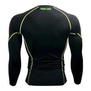 Rashguard de BJJ Negro sin Gi, de Manga Larga, Transpirable, Anti-UV, de Secado Rápido, con Diseño de Logotipo Personalizado OEM, Novedad 2026, Venta al por Mayor - Product Image 4