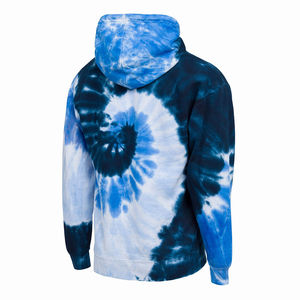 Sweats à capuche tie-dye sur mesure pour hommes, basiques surdimensionnés en coton mélangé, style streetwear. - Product Image 5