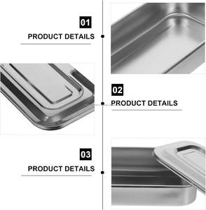 Caja de Almacenamiento de Instrumentos Manuales de Acero Inoxidable para Hospitales, Quirófanos, Centros Veterinarios, Laboratorios, Entrenamiento Médico - Product Image 4