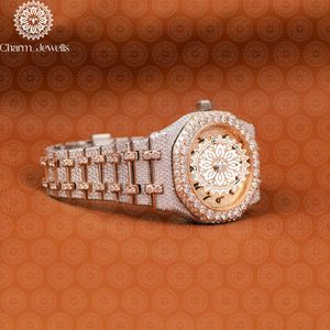Reloj de Lujo para Hombre Charm Jewells, Caja de Acero Inoxidable, Esfera Analógica de 40 mm, Cierre Oculto con Botón, Cristal, Mecánico - Product Image 4