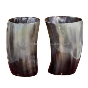 Verre à boire artisanal en corne de buffle, fait main, écologique, tasse naturelle pour la cuisine et la décoration - Product Image 5
