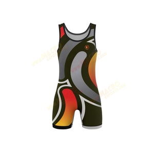 Vêtements de lutte par sublimation sportive, justaucorps de lutte personnalisé pas cher pour hommes - Product Image 1