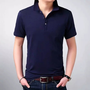 เสื้อเชิ้ตผู้ชายแขนสั้นผ้าฝ้ายแท้ 100% คุณภาพสูง ทรงปก สำหรับฤดูร้อน ผ้าเจอร์ซีย์ กันยับ ไซส์ใหญ่ ราคาถูก - Product Image 4