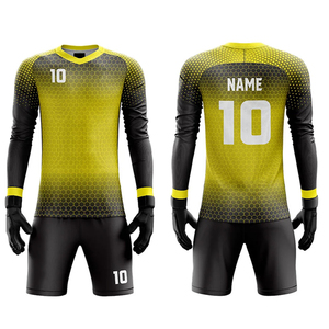 Uniformes de Portero de Fútbol de Manga Larga de Poliéster de Alta Calidad, Uniformes de Portero de Fútbol de Manga Larga en Oferta - Product Image 1