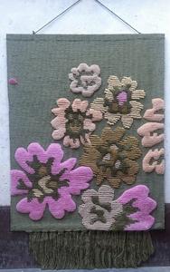 Tapiz de Macramé Tejido a Mano con Diseño Abstracto de Lana, Decoración Boho para Pared -05 - Product Image 2