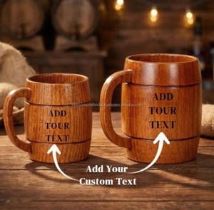 Taza de café de madera duradera hecha en India, calidad de exportación premium, ofrecida al precio más bajo para compradores en todo el mundo. - Product Image 2